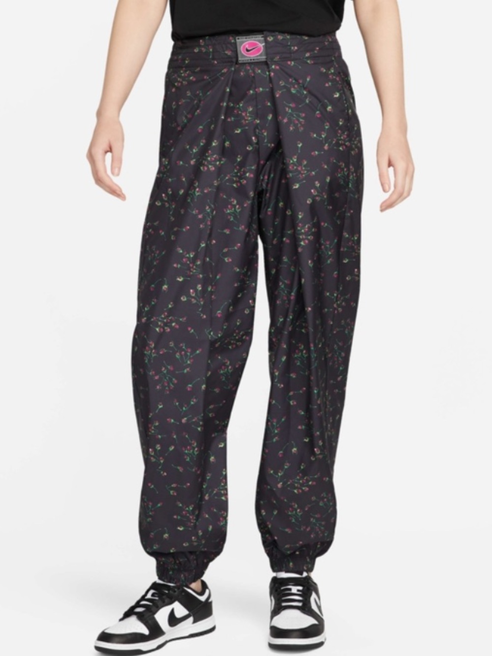 Nike Sportswear Icon Clash - Floral Oversized Wind Pants Women’s Size Small